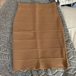 Bandage nude skirt